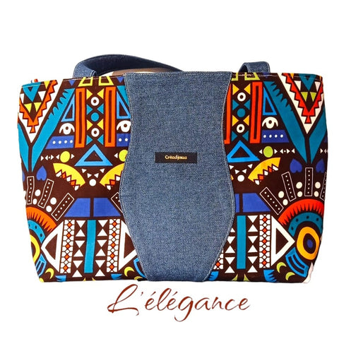 Grand sac à main zippée