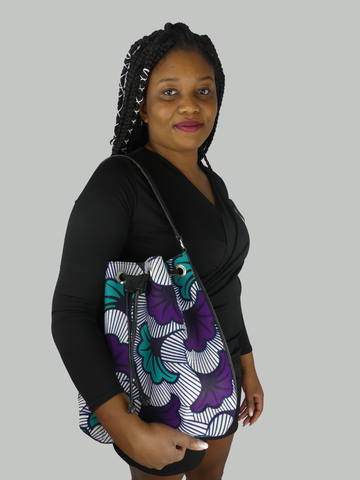 Sac seau wax et cuir