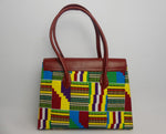 Sac à main en cuir et wax