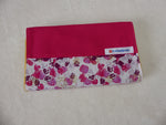 *Kit de change bébé rose clair : trousse de change + tapis à langer +lingettes lavables + gant de toilette