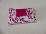 *Kit de change bébé rose clair : trousse de change + tapis à langer +lingettes lavables + gant de toilette