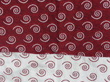 Tissu d'ameublement spiral réversible