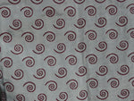 Tissu d'ameublement spiral réversible