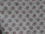 Tissu d'ameublement spiral réversible
